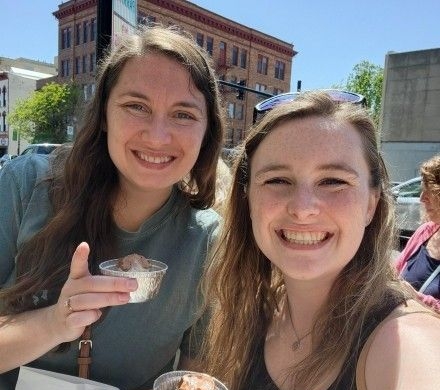 Participants enjoy the Downtown Chocolate Tour