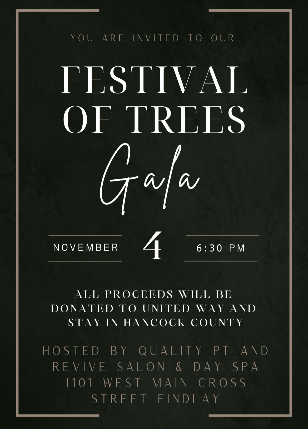 Invitation front