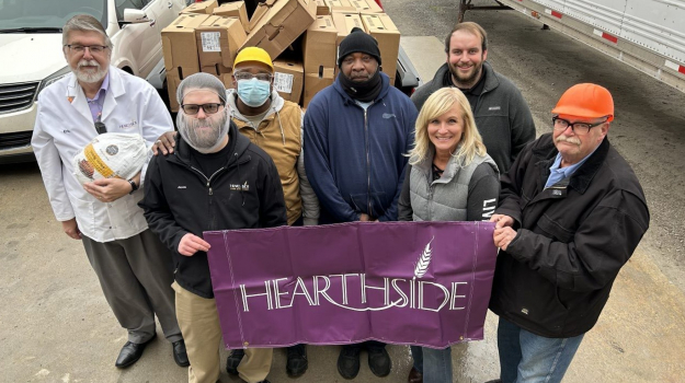 Hearthside donates turkeys to UWHC